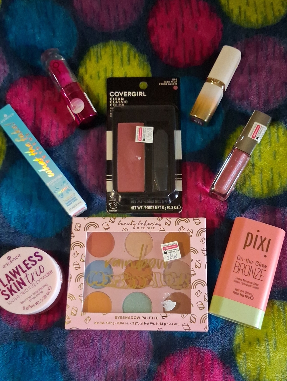 8 ITEMS ,BEAUTY BAKERY ,PIXI BRONZER,ESSENCE ETC...NWT